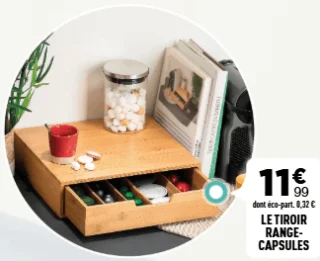 Le tiroir range-capsules