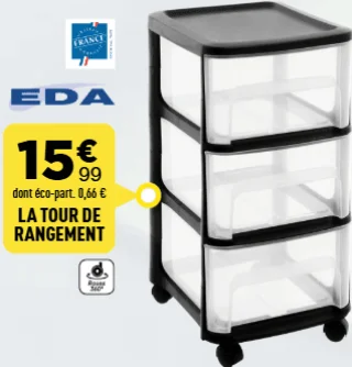 EDA La tour de rangement