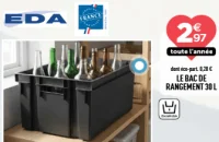 Le bac de rangement 30 L EDA