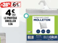 Bleu Câlin Le protège oreiller Lea