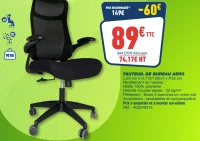 FAUTEUIL DE BUREAU AERO