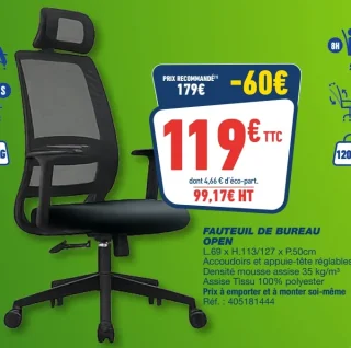 FAUTEUIL DE BUREAU OPEN