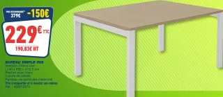 BUREAU SIMPLE IRIS