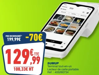 SUMUP Terminal tout-en-un Lecteur de carte portable