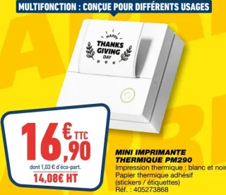 Mini imprimante thermique PM290
