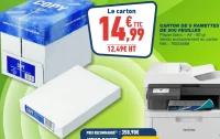 Carton de 5 ramettes de 500 feuilles A4 Symbio Copy