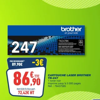 CARTOUCHE LASER BROTHER TN-247