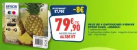 Epson 604XL «Ananas» Pack de 4 cartouches d'encre