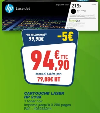 Cartouche laser HP 219X