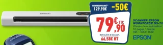 Scanner Epson Workforce DS-70