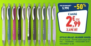 Stylo bille Schneider Slider Rave XB