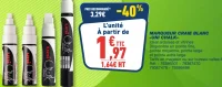 Marqueur craie blanc Uni Chalk