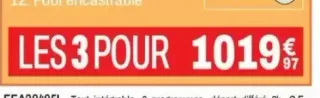 Offre Rosières: Les 3 pour 1019,97€