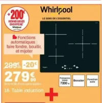 Whirlpool Table induction 16