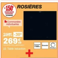 Rosières Table induction 10