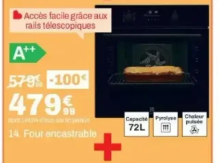 Electrolux Four encastrable 14