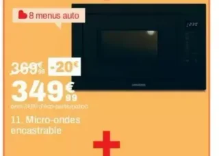 Rosières Micro-ondes encastrable 11