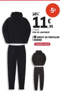 SWEAT OU PANTALON HOMME Complices