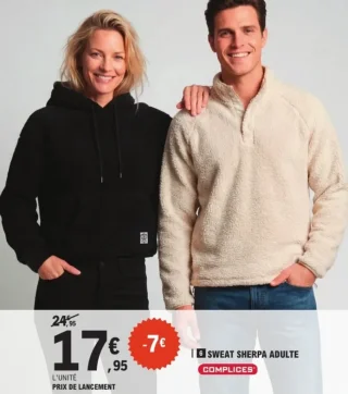 SWEAT SHERPA ADULTE Complices