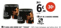 Lot de 2 boxers homme freegun