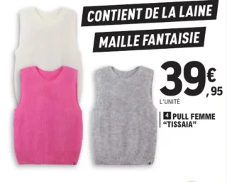 PULL FEMME TISSAIA