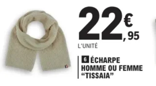 Écharpe homme ou femme Tissaia
