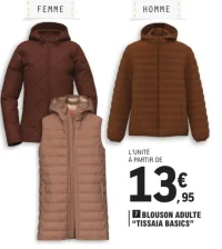 Blouson Adulte Tissaia Basics