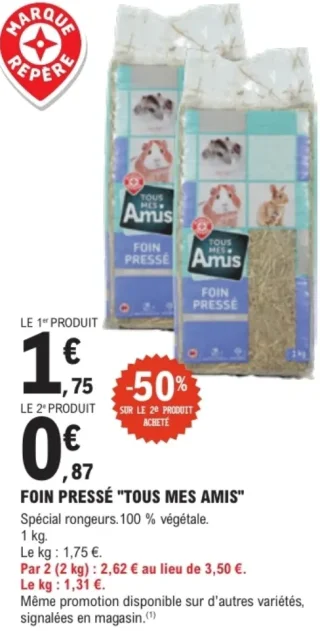 Foin pressé "Tous Mes Amis"