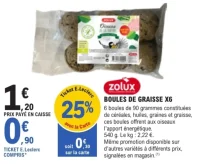 Boules de graisse x6 Zolux