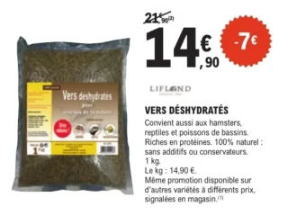 Vers Déshydratés Lifland