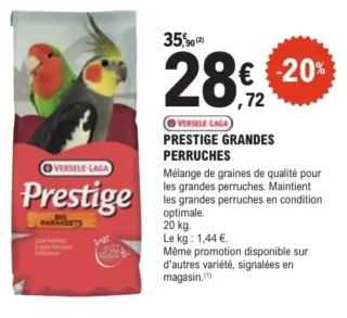Prestige Grandes Perruches Versele-Laga