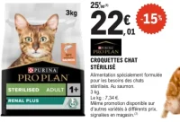 Croquettes chat stérilisé Purina Pro Plan