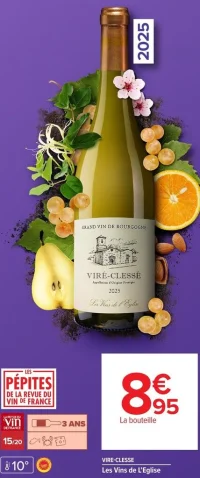 Vin blanc Viré-Clessé Les Vins de l'Eglise