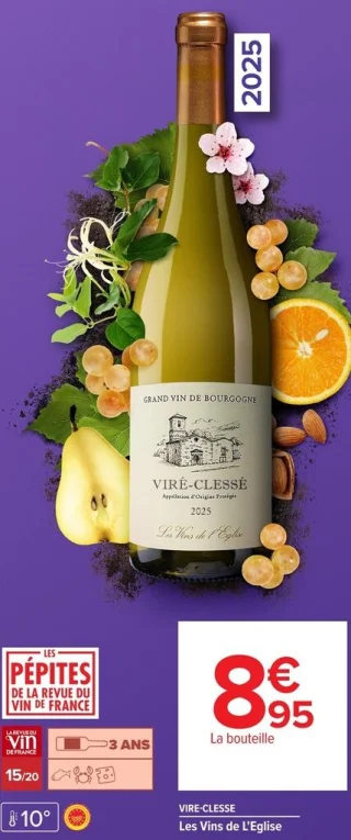 Vin blanc Viré-Clessé Les Vins de l'Eglise