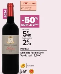 Madiran Domaine Pas de L'Oie