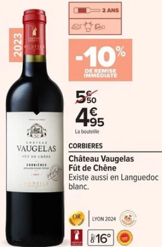 Château Vaugelas Fût de Chêne