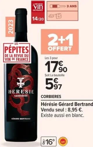 Hérésie Gérard Bertrand