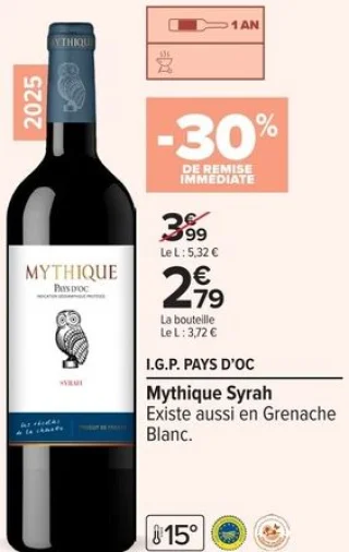 Mythique Syrah