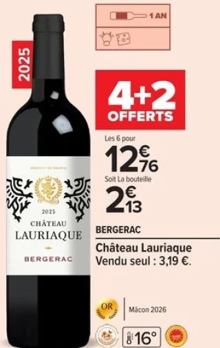 Bergerac Château Lauriaque 2025