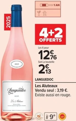 Languedoc Les Aluteaux Rosé 2025