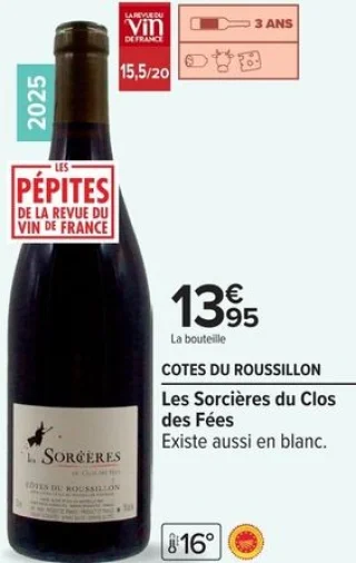 COTES DU ROUSSILLON Les Sorcières du Clos des Fées