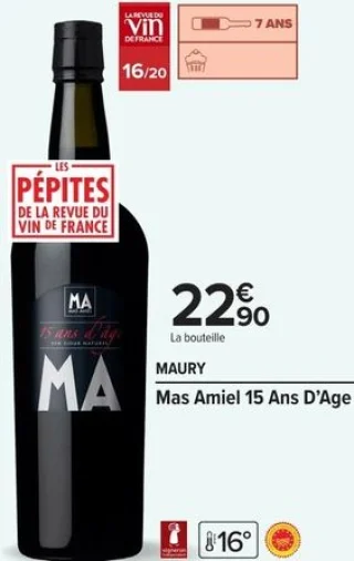 MAURY Mas Amiel 15 Ans D'Age
