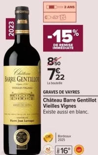 Château Barre Gentillot Vieilles Vignes