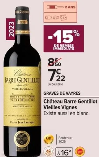 Château Barre Gentillot Vieilles Vignes