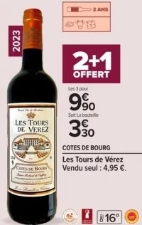 Les Tours de Vérez Cotes de Bourg
