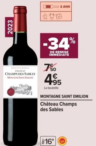 Château Champs des Sables MONTAGNE SAINT EMILION