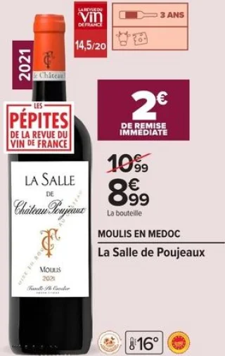 La Salle de Poujeaux Moulis en Médoc 2021