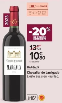 Chevalier de Larrigade Margaux 2023
