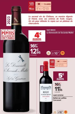 La Demoiselle de Sociando Mallet Haut Médoc 2023