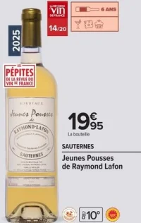 Jeunes Pousses de Raymond Lafon Sauternes 2025